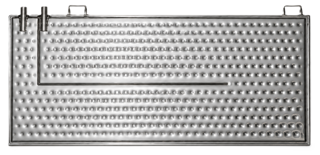 Custom formed Temp-Plate panel fabricated to a drawing